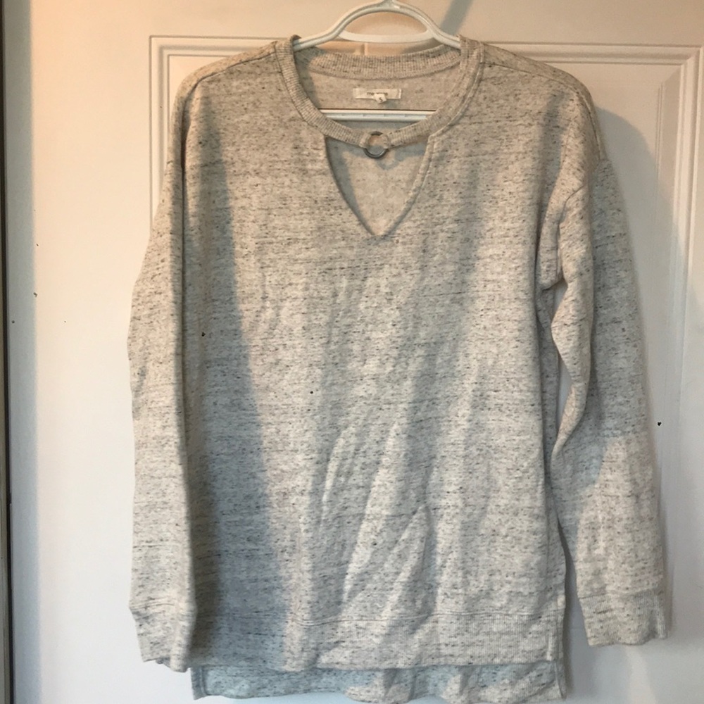 Maurices sweatshirt with neck detail
